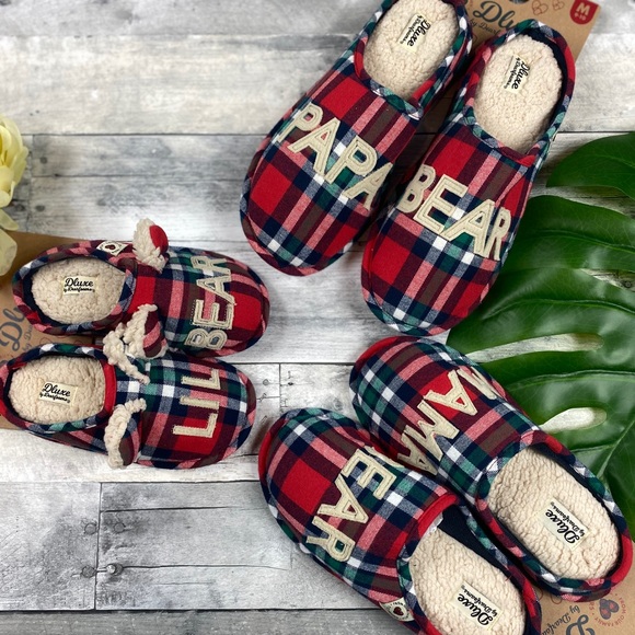 papa bear slippers